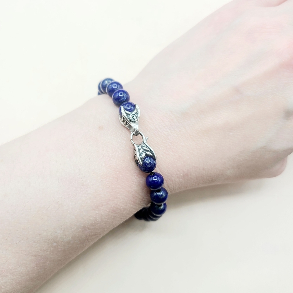 David Yurman Spiritual Beads Bracelet With Lapis Lazuli - Picture 4 of 9